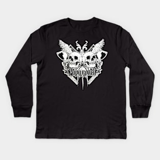 Skull roach Kids Long Sleeve T-Shirt